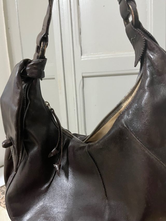 Bolso longchamp marron autentico