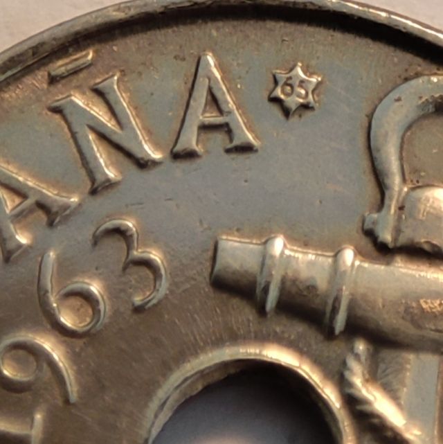 F12 Moneda 50 centimos 1963 65 estrella EBC+