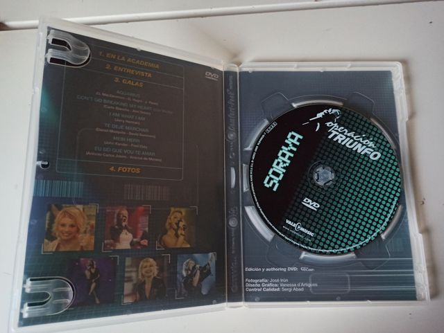 DVD Operación Triunfo Soraya