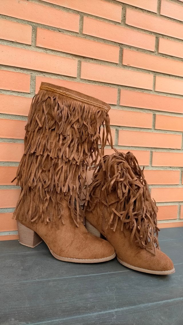 Botas de flecos