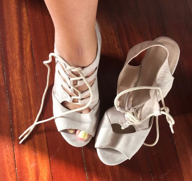 Sandalias de cuña T.40 