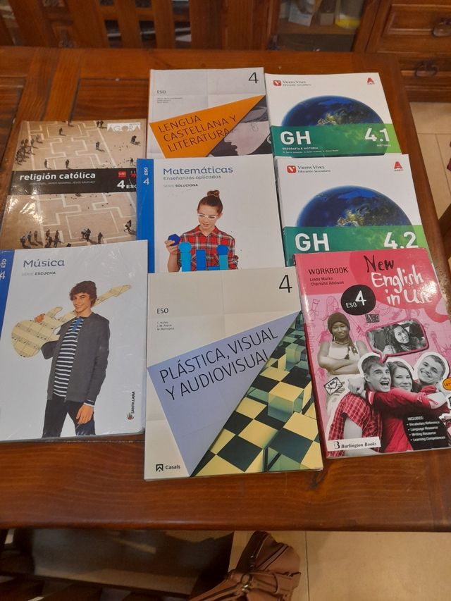 libros 4° de la ESO instituto azuer
