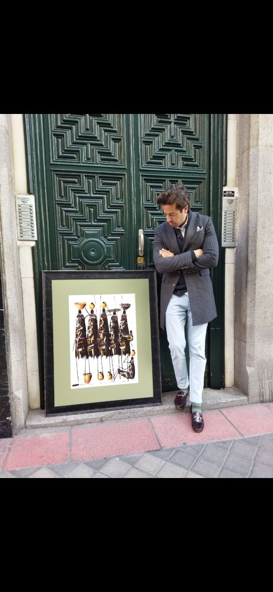 cuadro oleo sobre lienzo, Tanzania África