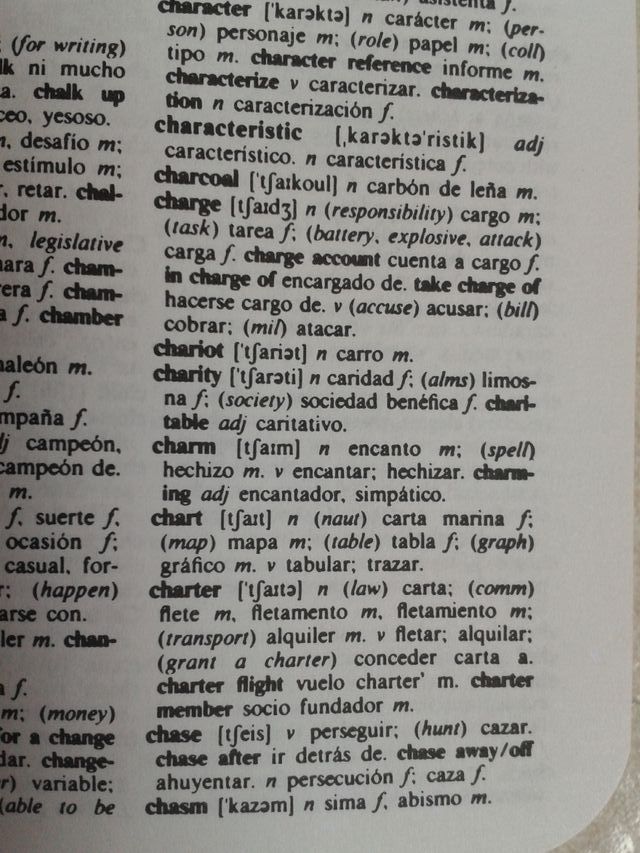 Mini diccionario Español Inglés