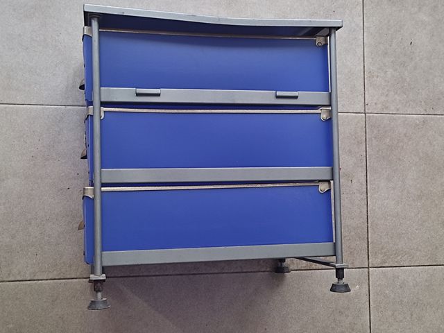 MINI CAJONERA DE PLASTICO Y METAL.