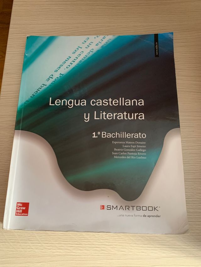 Libro de lengua y literatura. 1 Bachillerato