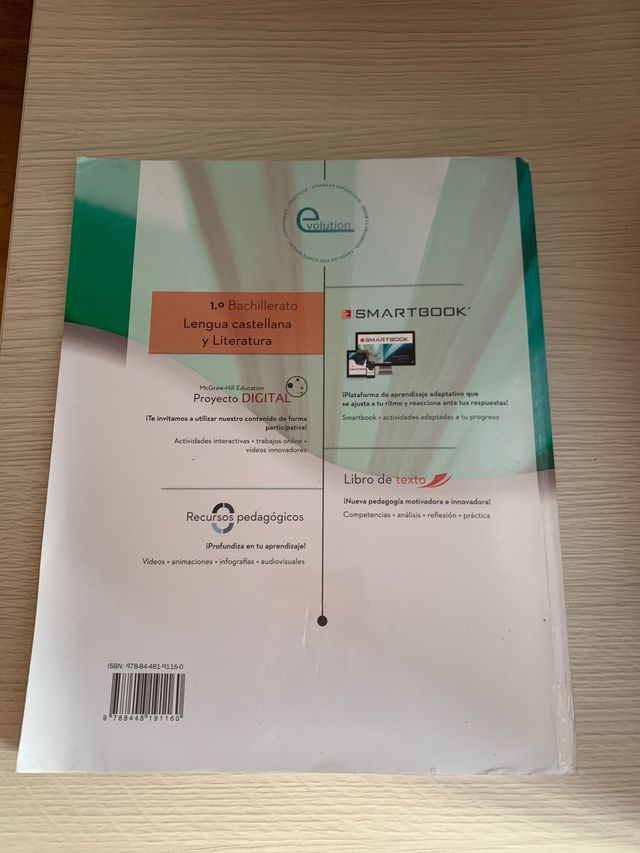 Libro de lengua y literatura. 1 Bachillerato