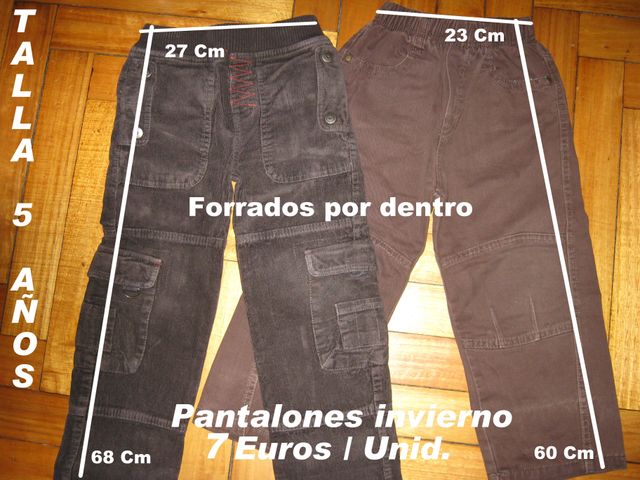 ROPA NIÑO - TALLA 5 AÑOS INVIERNO