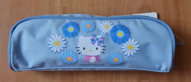 Estuche azul hello kitty