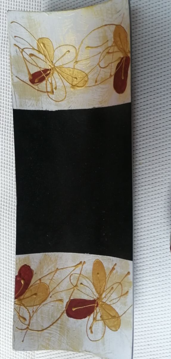 set 2 portacandele tealight con vassoietto