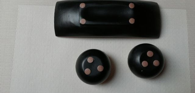 set 2 portacandele tealight con vassoietto