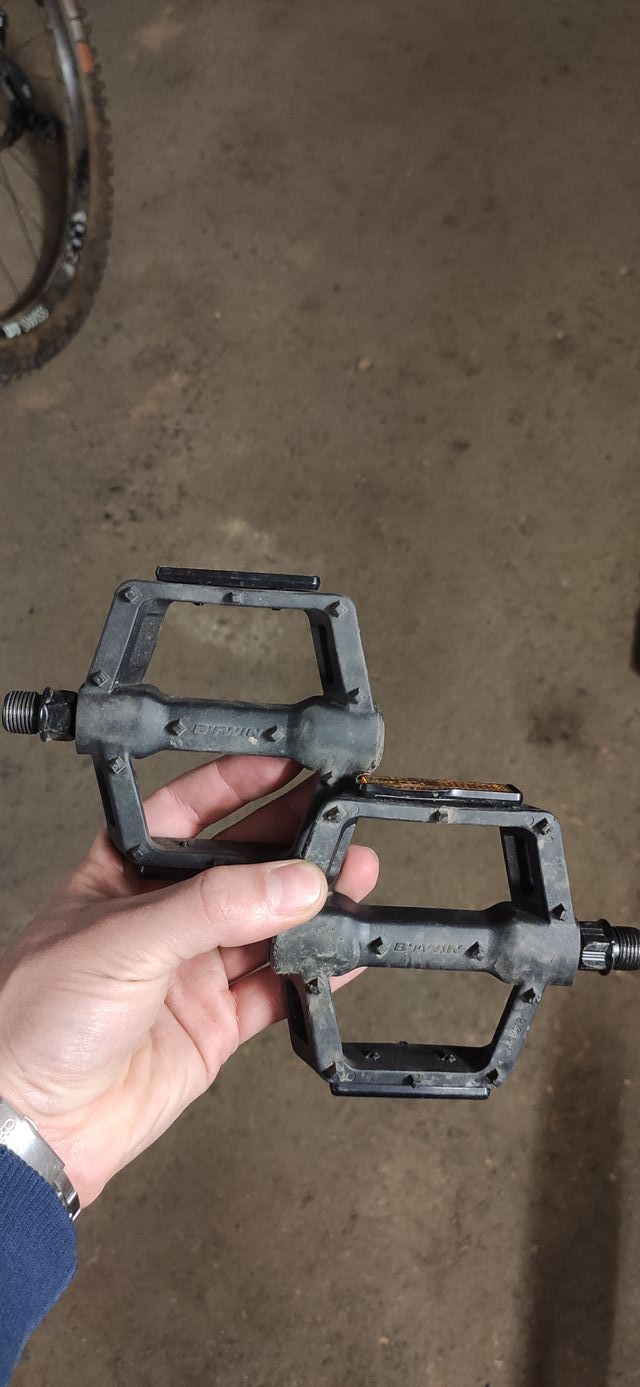 Pedali flat rockrider mtb