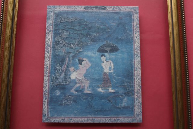 2 POSTALES DE TAILANDIA - MARCO DOBLE CRISTAL