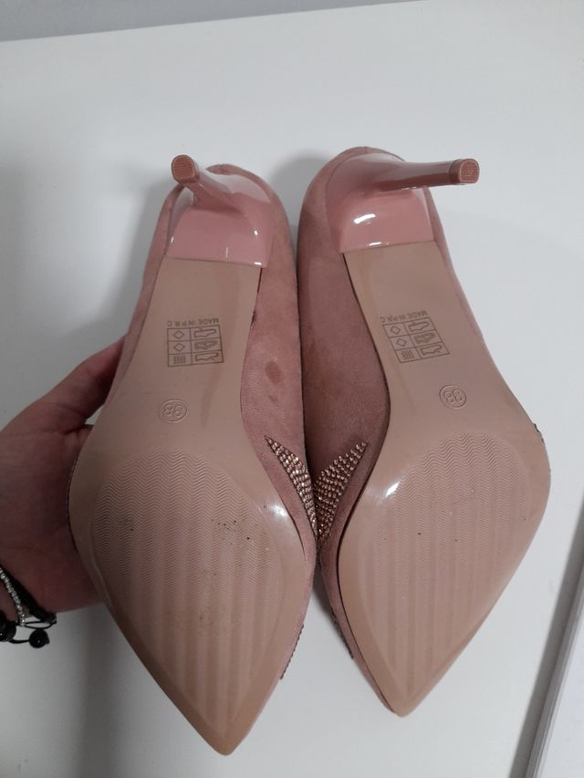 tacones de fiesta talla 38 sin estrenar