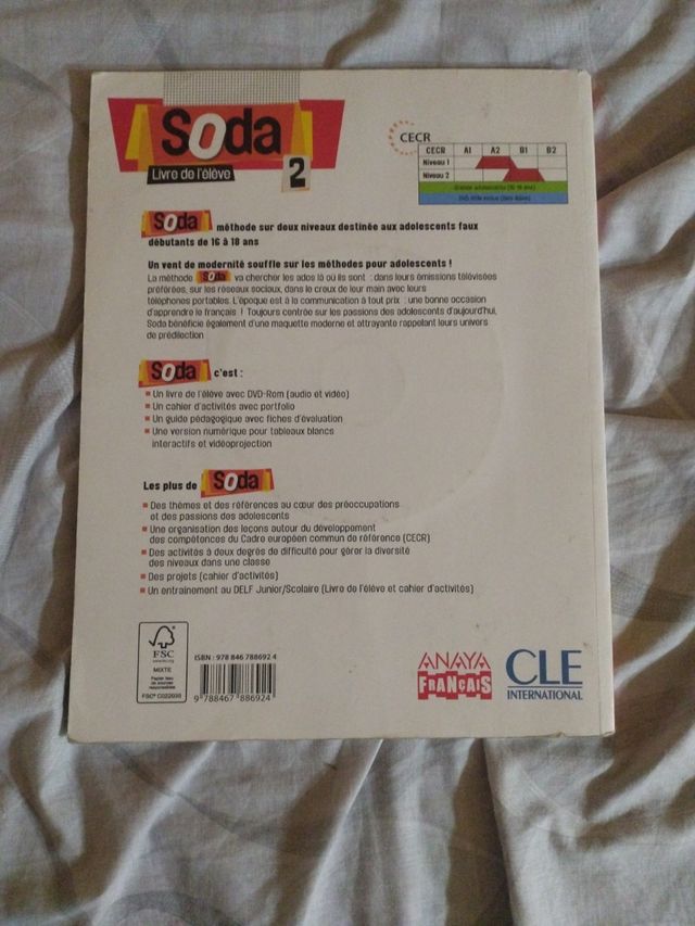 Libro francés 2 bachillerato