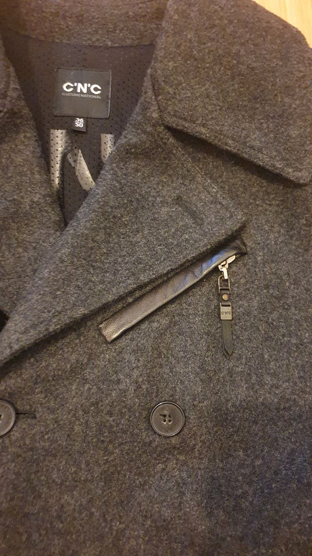 CNC Costume Nacional coat cappotto corto uomo L50