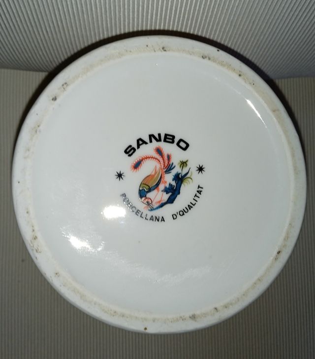 PORCELANA CHINA Tibor.SANBO .