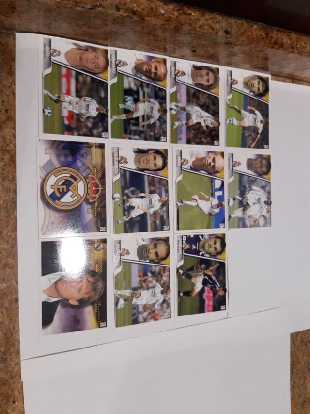 colección cromos real Madrid