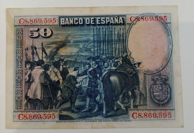  billete de 50 pesetas