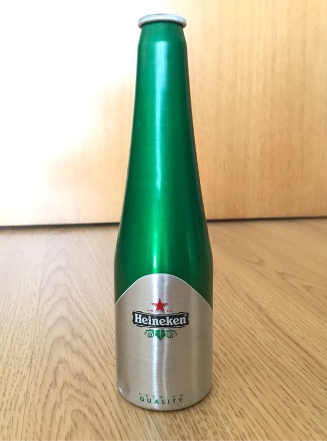 Botella aluminio verde