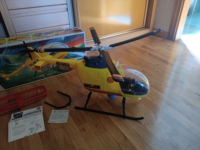 Big Jim helicóptero de rescate, en caja original