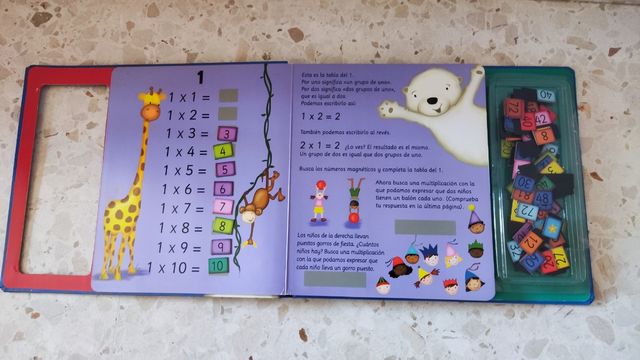 Cuaderno tablas de multiplicar