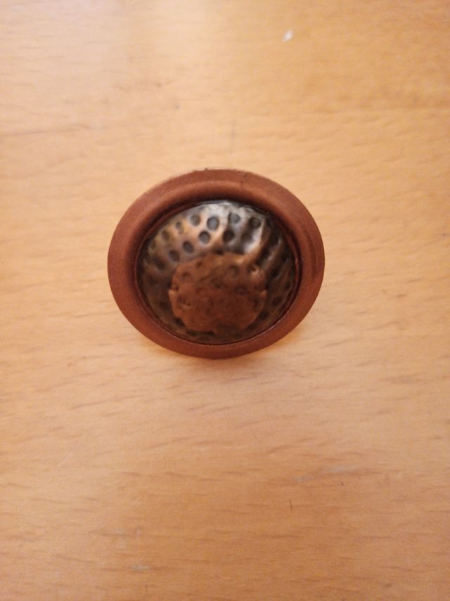 Conjunto bisutería. Collar, pendientes y anillo.