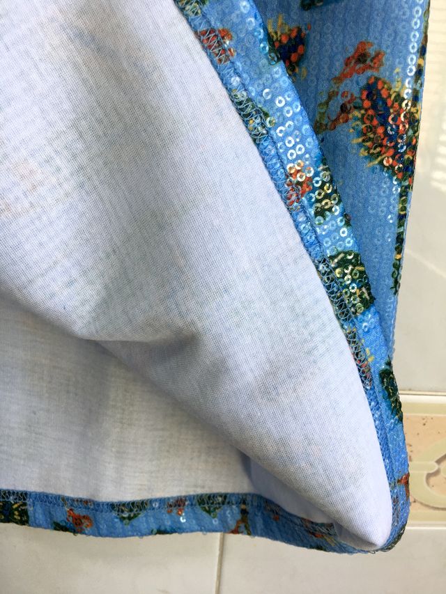 Camiseta de lentejuelas de Adolfo Domínguez T/ S