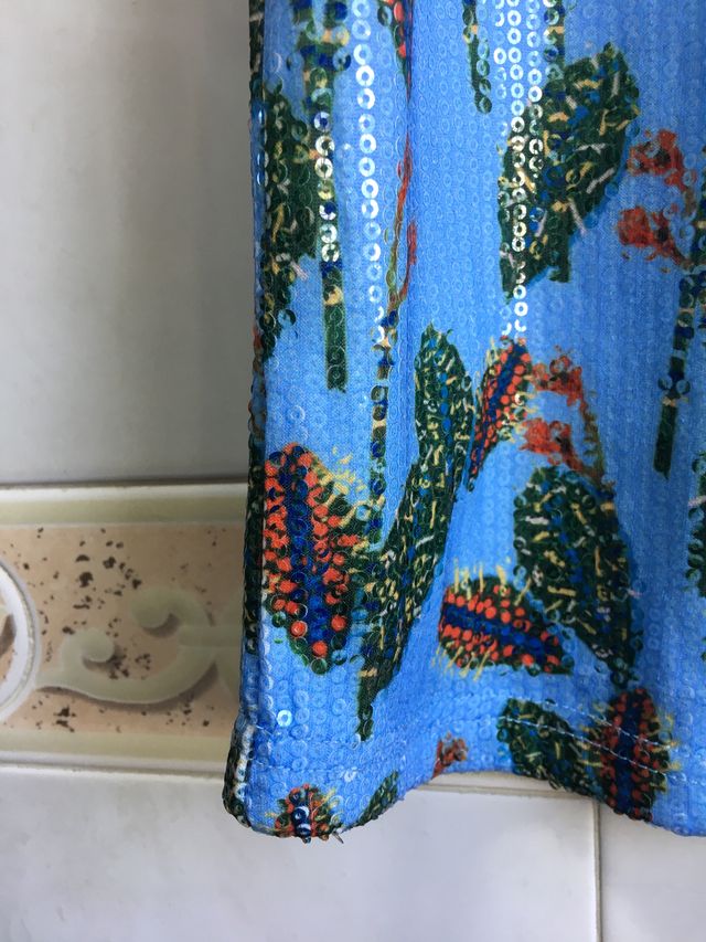 Camiseta de lentejuelas de Adolfo Domínguez T/ S