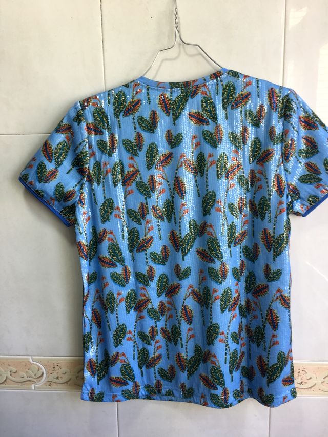 Camiseta de lentejuelas de Adolfo Domínguez T/ S