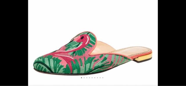 CHARLOTTE OLYMPIA  mules cisnes