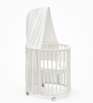Cuna y minicuna stokke blanco como nueva
