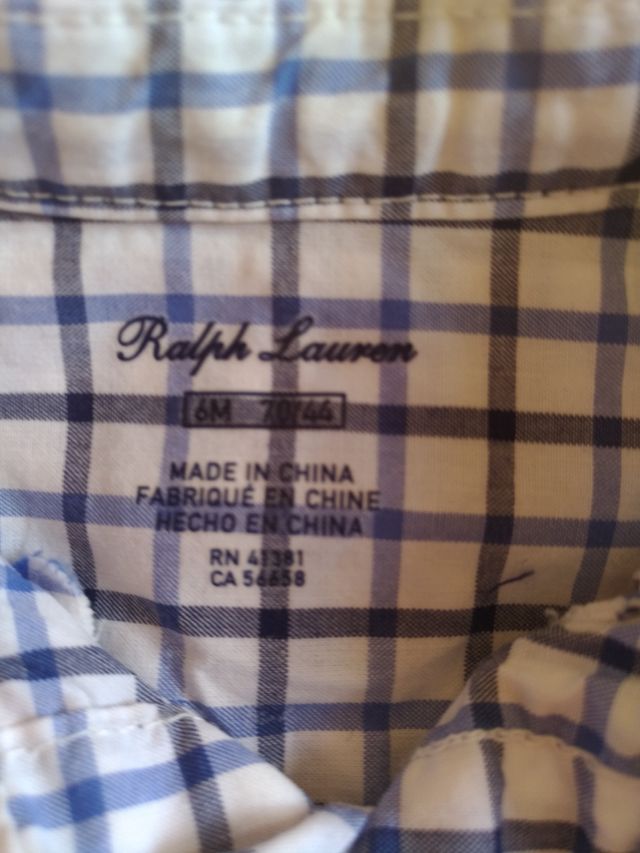 Completo Ralph Lauren 6 mesi (3 pezzi)