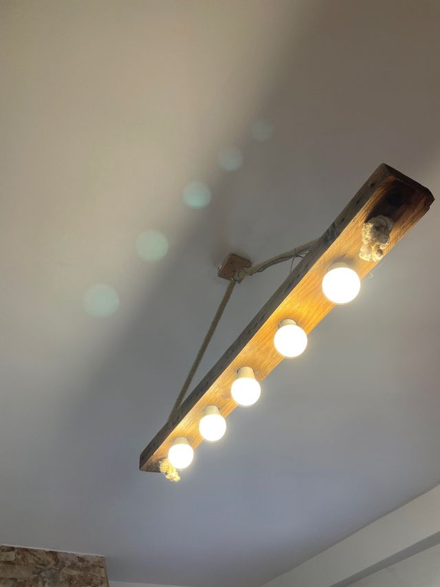 Lampara de techo rústica ¡OFERTA!