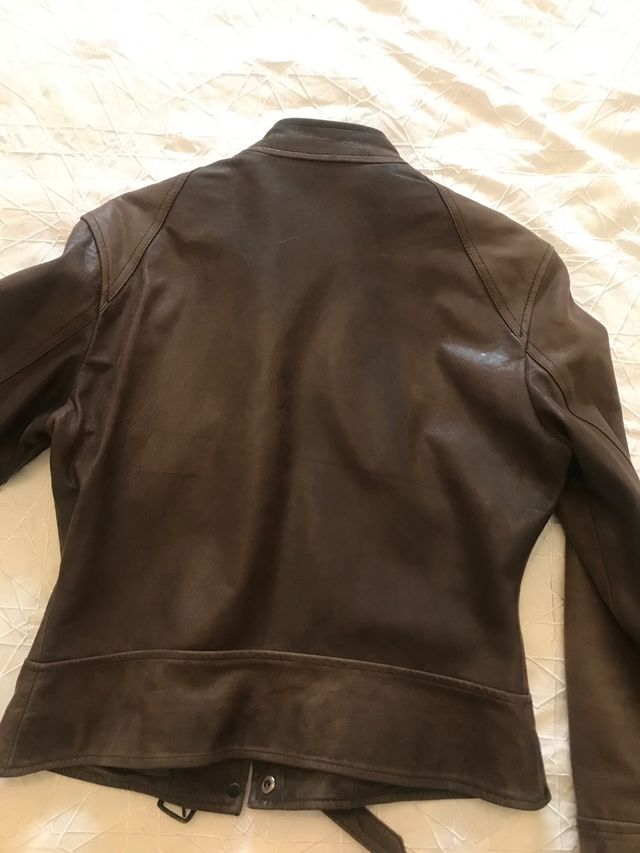 Chaqueta piel Caramelo 44 piel con 2 puestas