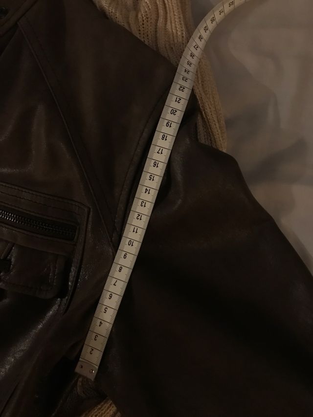 Chaqueta piel Caramelo 44 piel con 2 puestas