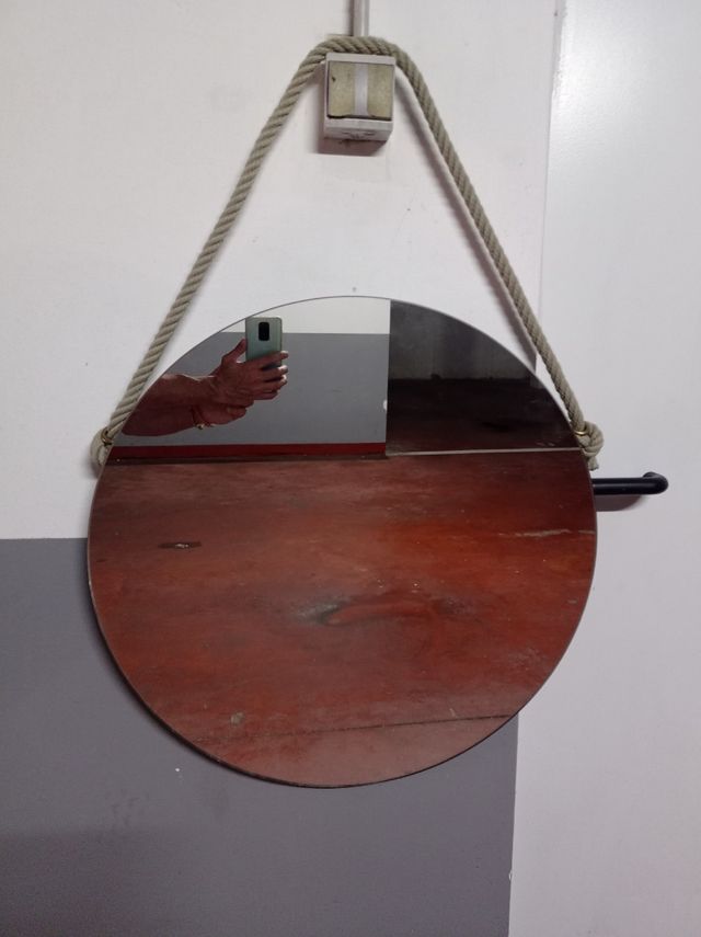 espejo redondo 60cms