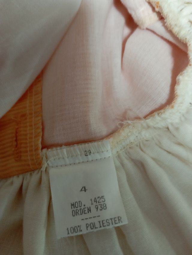 vestido de ceremonia niña