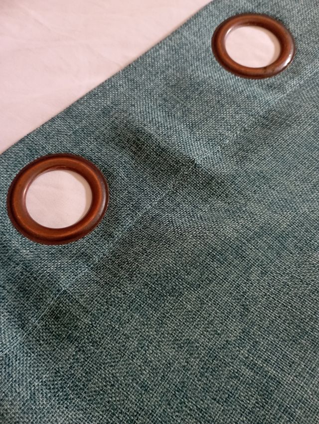 CORTINA TURQUESA 140x168