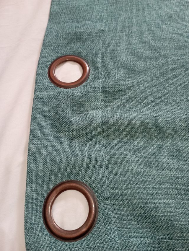 CORTINA TURQUESA 140x168