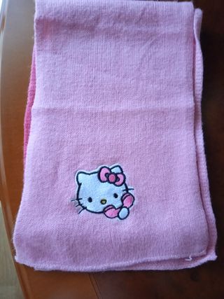 Gorro y Bufanda Hello Kitty 