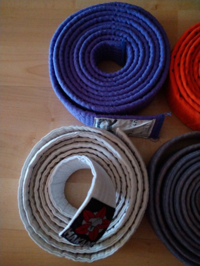 Cinturones de artes marciales 6 colores
