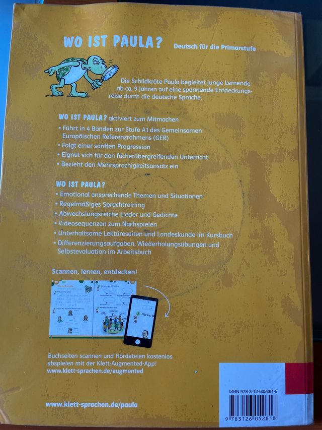 Libro alemán wo ist Paula? Sexto primaría