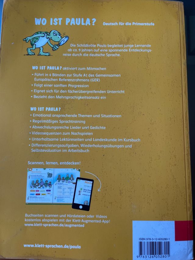 Libro de ejercicios alemán Wo ist Paula?