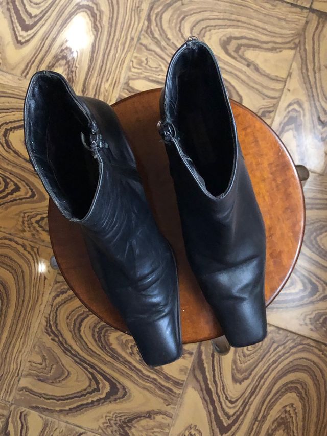 Botín nuevo piel n.40 tacón 7 cm. Última moda