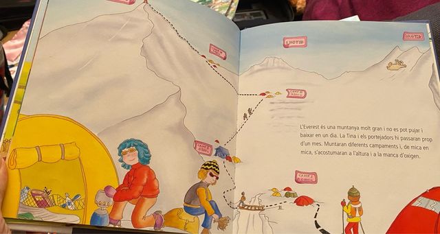 Llibre La Tina a l'Everest. Editorial Alpina