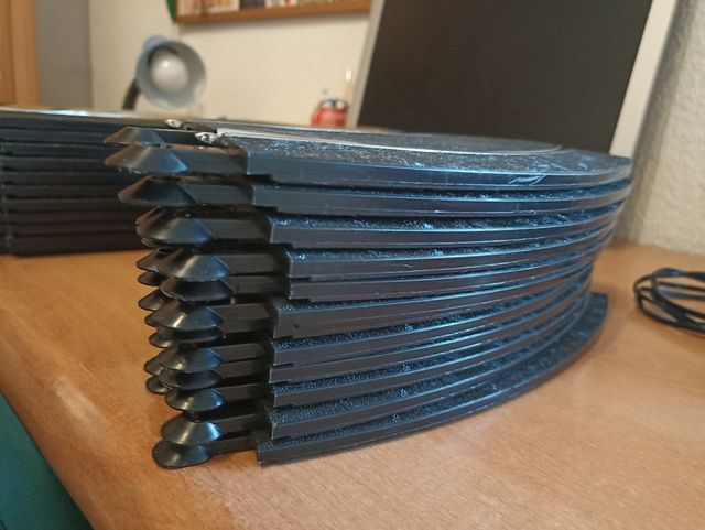 Circuito Scalextric diferentes tramos pistas coche