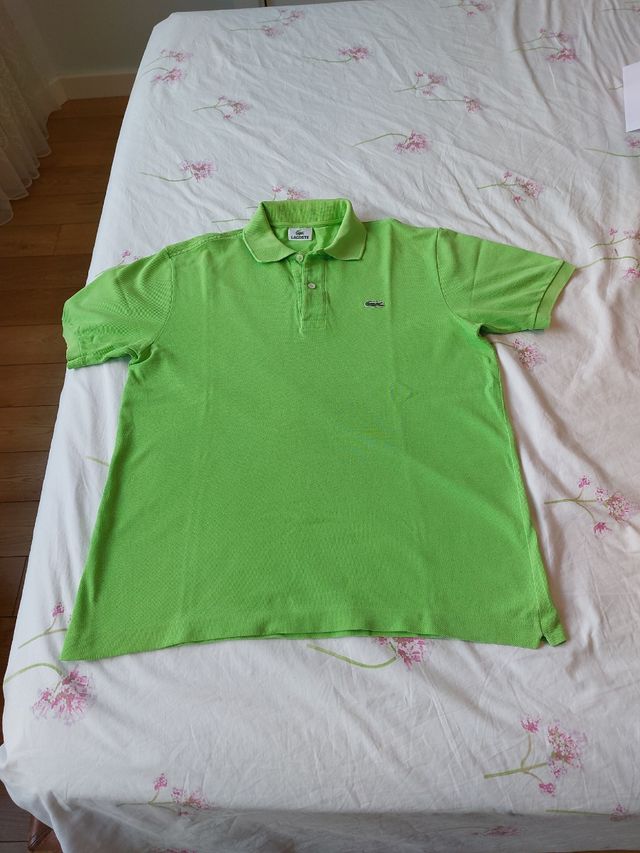 polo lacoste color pistacho