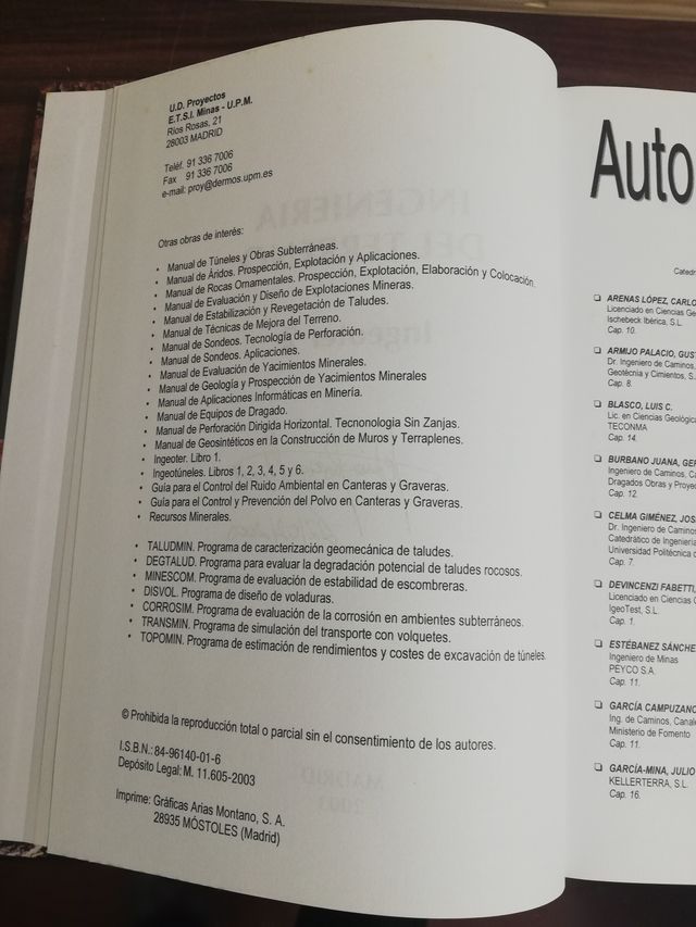 Ingeniería del Terreno. IngeoTer 2