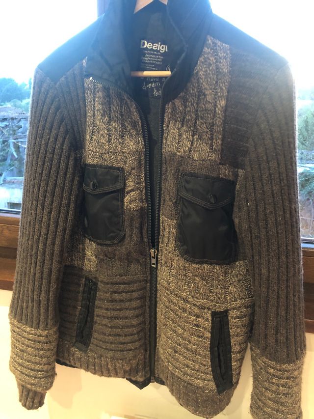 Chaqueta lana Desigual talla M